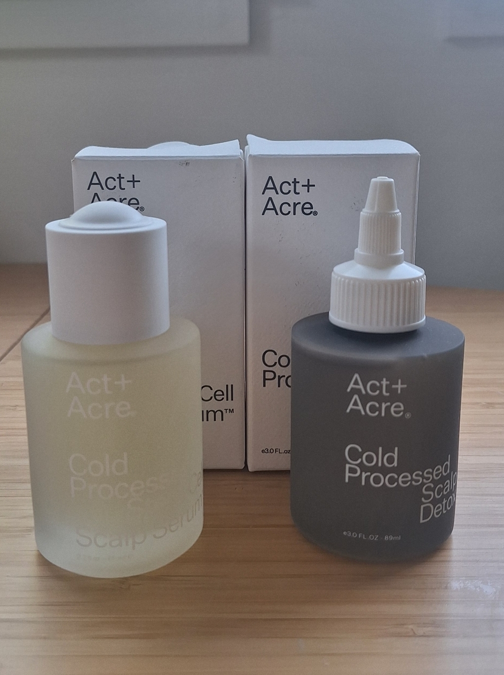 Act + Acre Scalp Detox Oil and Scalp Serum Duo